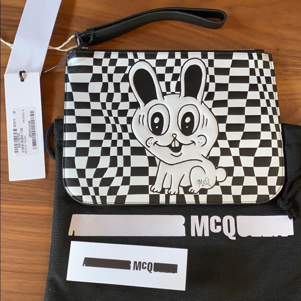 McQ Alexander McQueen leather pouch